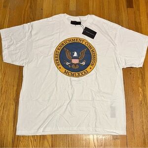 Murders X Acquisition Street Enrichment Commision Graphic T Shirt Size 2XL White